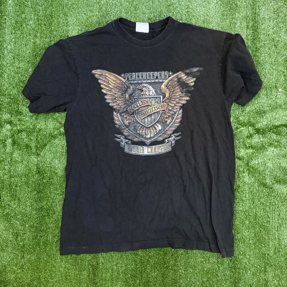 Harley-davidson Women's Black T-shirt